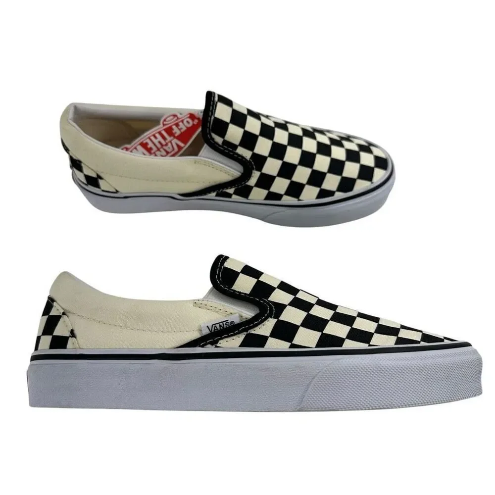 VANS Classic Slip-On Checkerboard Sneakers Women’s Size 7.5 Men’s Size 6